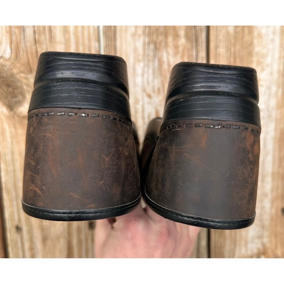 Dansko Chocolate Brown Leather Clogs Brown Women's Size 40 EU - Picture 5 of 6